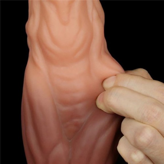 FALLO IN SILICONE A DOPPIA DENSITA' CON VENTOSA SEX TOY 9,5" NATURE COCK