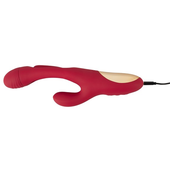 VIBRATORE RABBIT SEXY DONNA CON LINGUA INTERNA E VIBRAZIONE PER PUNTO G SWEET SMILE