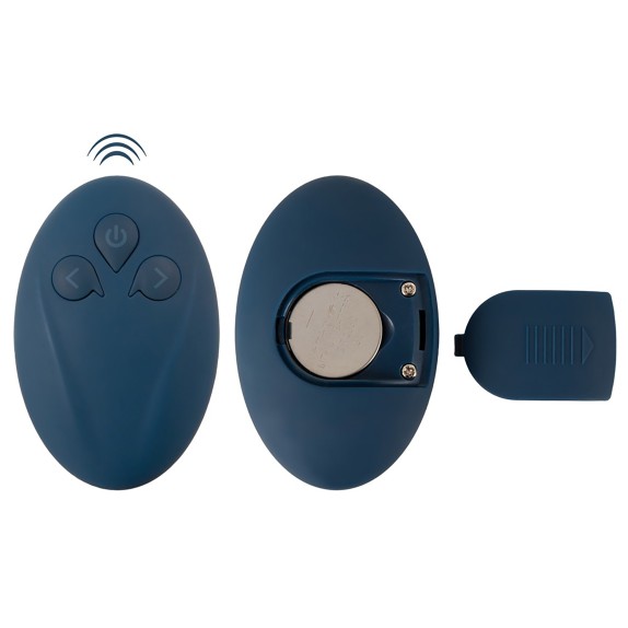PLUG ANALE VIBRANTE CON MOVIMENTO SU E GIU' CON TELECOMANDO E STIMOLATORE PERINEO