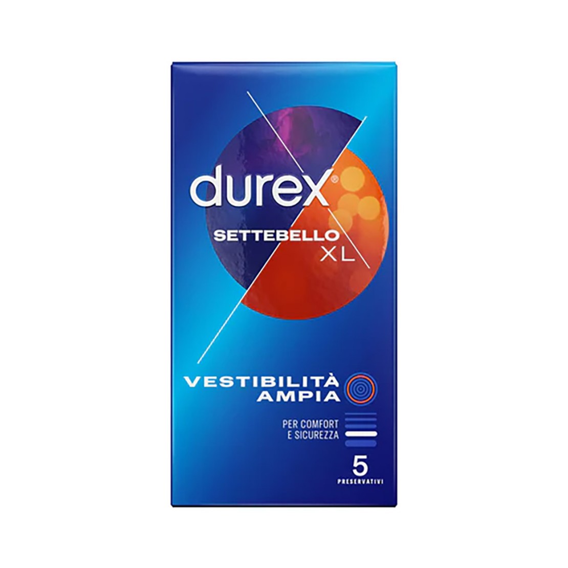 PROFILATTICI DUREX SETTEBELLO XL CONFEZIONE DA...