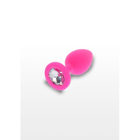 PLUG ANALE IN SILICONE CON GIOIELLO SEX TOY VARIE MISURE E COLORI BOOTY JEWEL