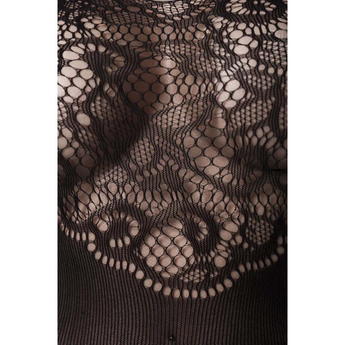 BODYSTOCKING SEXY DONNA CON RICAMI FLOREALI ED...
