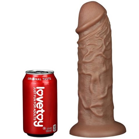FALLO DILDO REALISTICO SEXY 26,7 CM ELASTICO CON BASE A VENTOSA GRANDI PENETRAZIONI