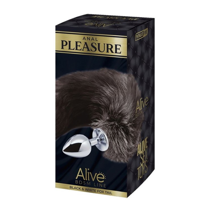 CODA DA VOLPE MARRONE SEXY CON PLUG ANALE ALIVE BDSM LINE 2