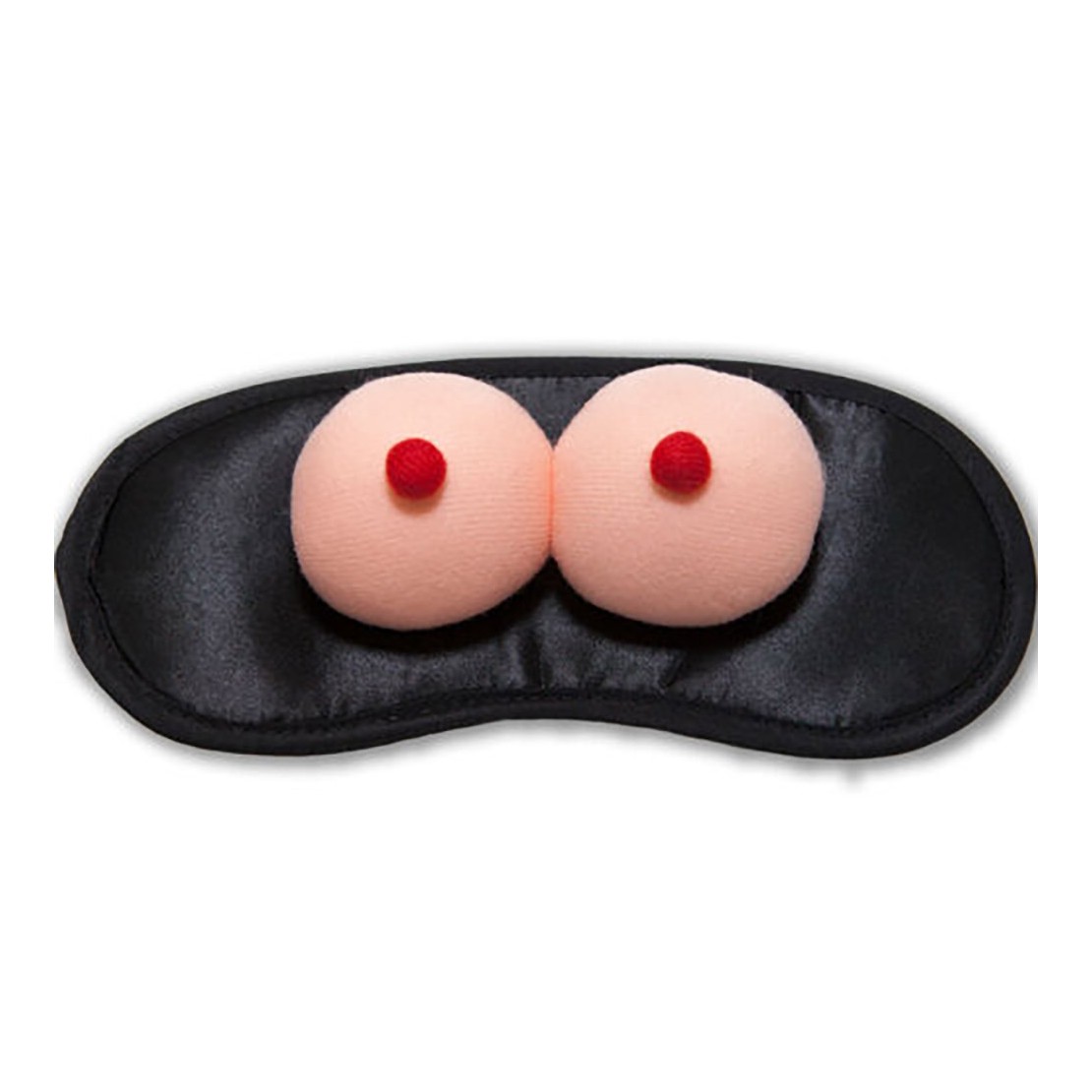 MASCHERA DA NOTTE NERA CON TETTE IN PELUCHES...