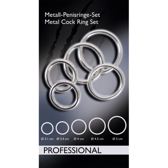 copy of ANELLI COCK RING PER IL PENE IN METALLO SET 5 DIMENSIONI BAD KITTY