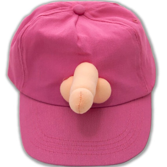 CAPPELLO FUCSIA SEXY CON PENE IN PELUCHES MORBIDO GADGET SCHERZOSO