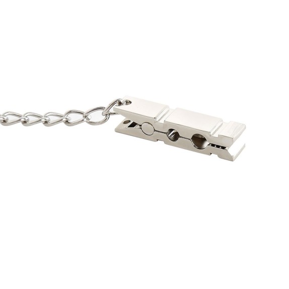 PINZE PER CAPEZZOLI CON CATENA IN METALLO PER GIOCHI DI COPPIA BDSM