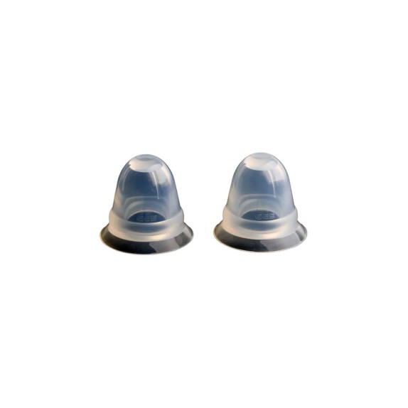 POMPETTE PER CAPEZZOLI PURO SILICONE NIPPLE SUCKERS LARGE