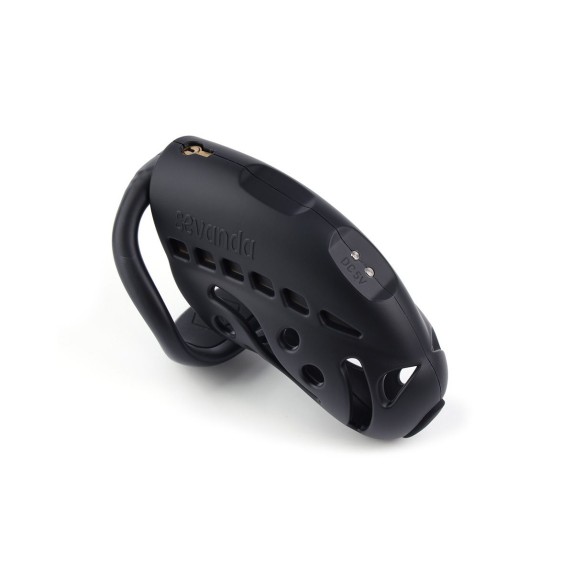CINTURA DI CASTITA' PER UOMO E-STIM IN ABS CON ACCESSORI SEVANDA NAUTILUS