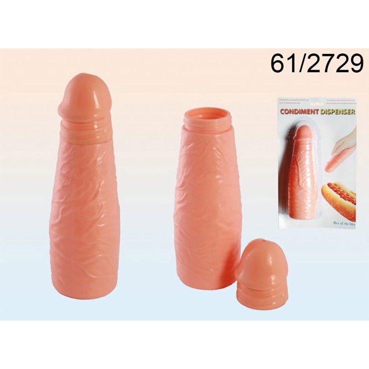 DISPENSER PER SALSE A FORMA DI FALLO REALISTICO PER FESTE...