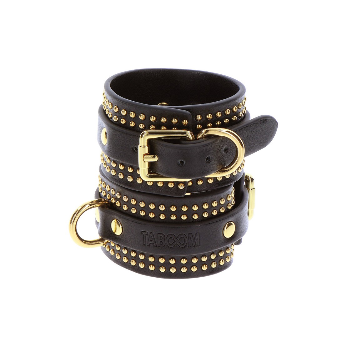 MANETTE SEXY IN PELLE SINTETICA NERA CON...