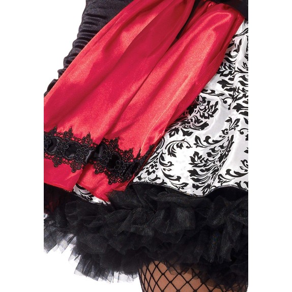 COSTUME TRAVESTIMENTO CAPPUCCETTO ROSSO SEXY PER DONNA 2 PEZZI LEG AVENUE