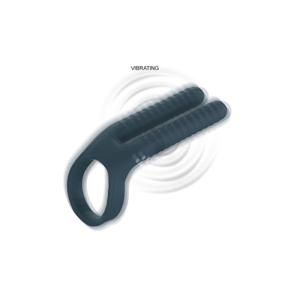 ANELLO VIBRANTE PER COPPIE FUSHION PER PENE CAPEZZOLI E CLITORIDE