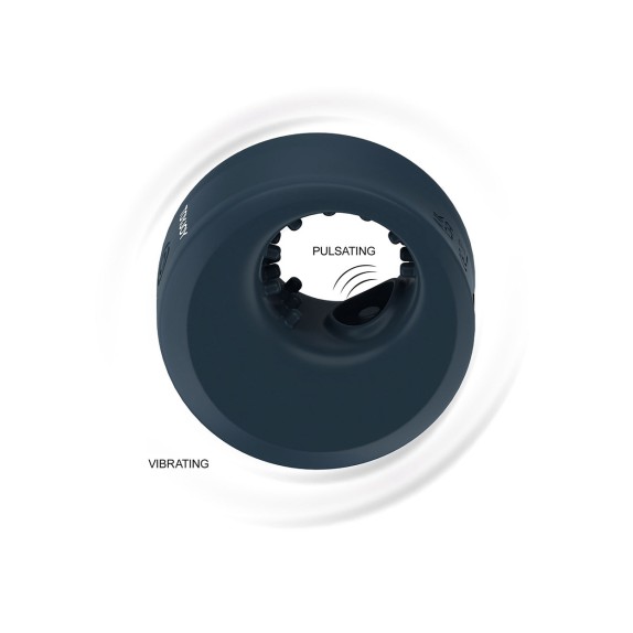 ANELLO COCK RING PER UOMO VIBRANTE CON PULSAZIONE ZEPHYR