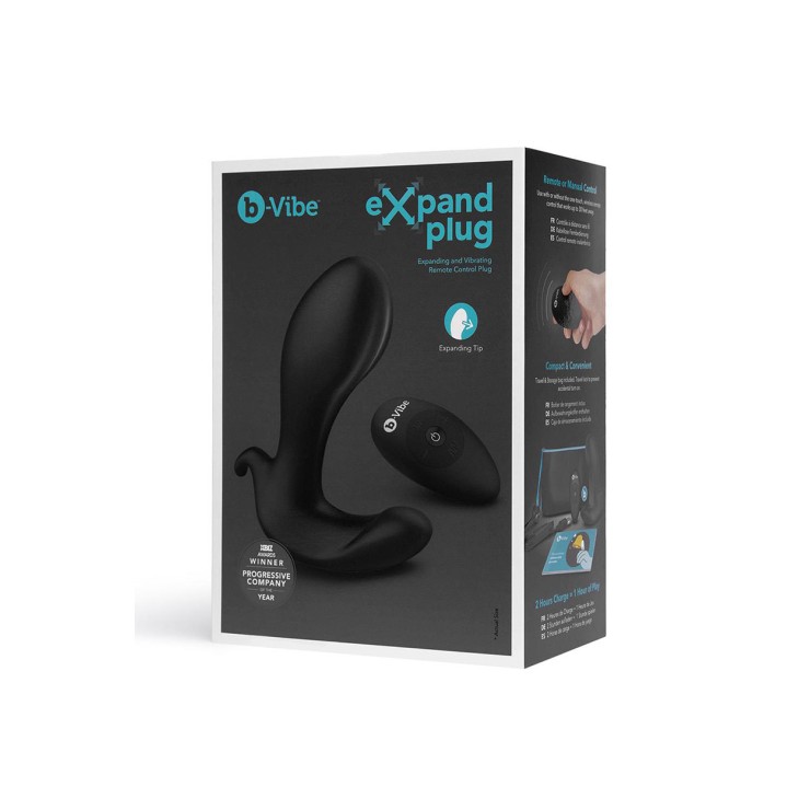 PLUG ANALE PROSTATICO GONFIABILE E VIBRANTE CON...
