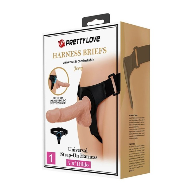 STRAP-ON FALLO INDOSSABILE PER DONNA 22 CM CON BASE A...