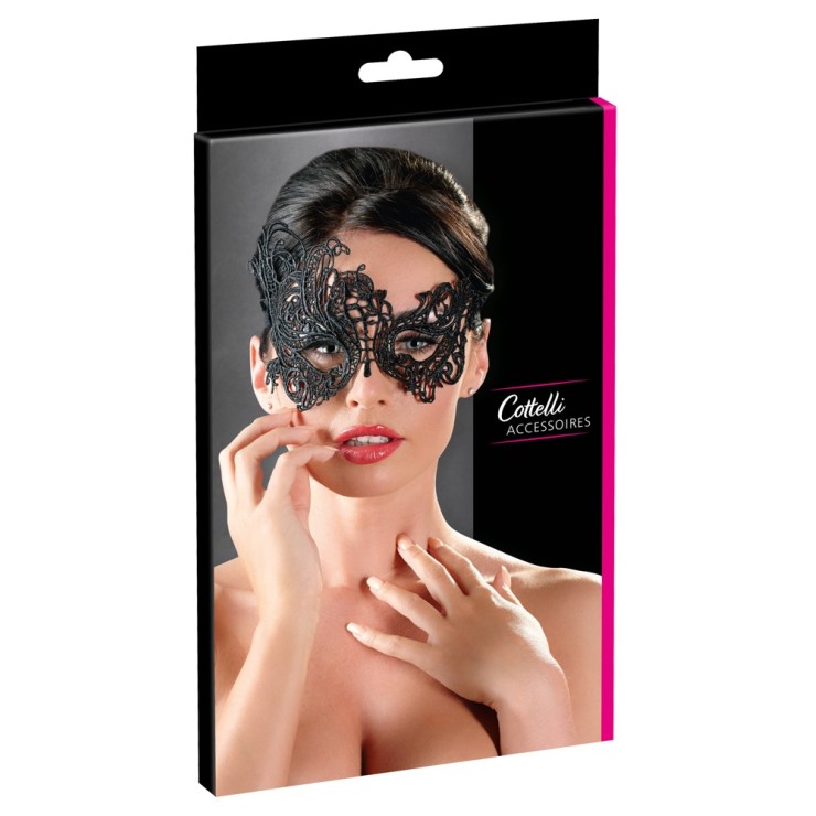 MASCHERA SEXY PER OCCHI RICAMATA A FARFALLA COTTELLI
