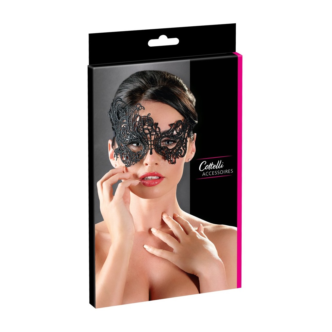 MASCHERA SEXY PER OCCHI RICAMATA A FARFALLA...