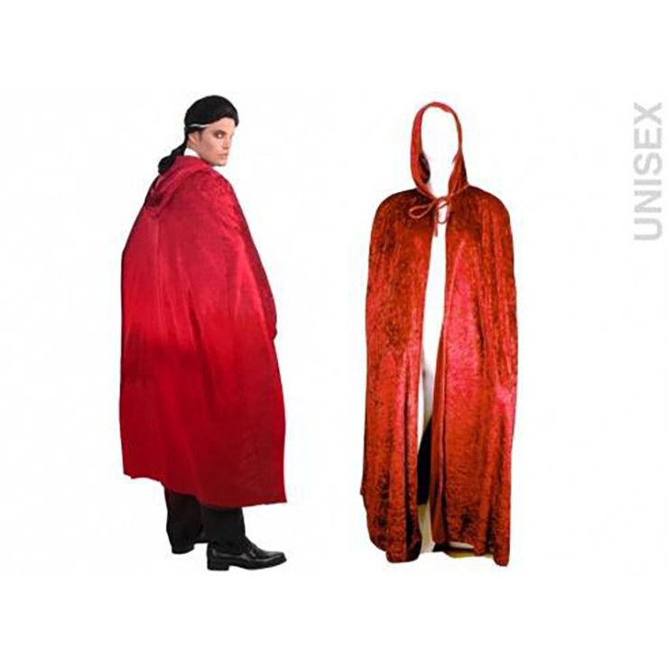 MANTELLO SEXY DA VAMPIRO UNISEX PER TRAVESTIMENTO HALLOWEEN