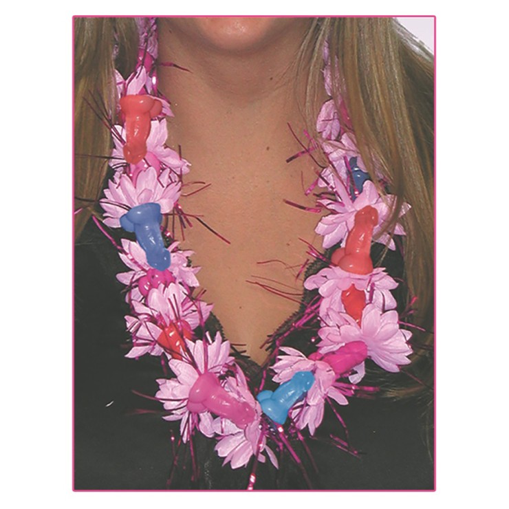 COLLANA SEXY CON PENI COLORATI GADGET SCHERZOSO