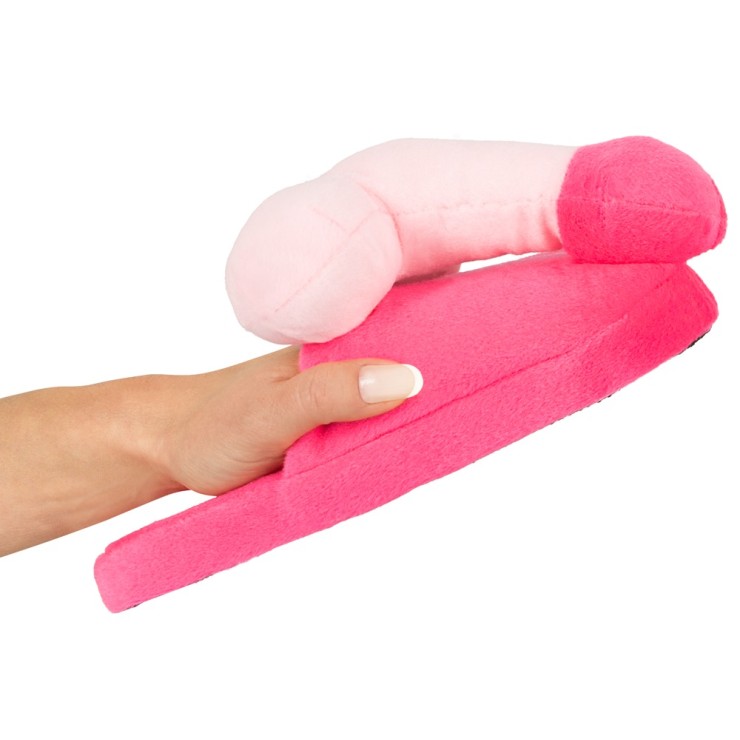 CIABATTE SEXY CON PENE IN PELUCHE ARTICOLO SCHERZOSO 2