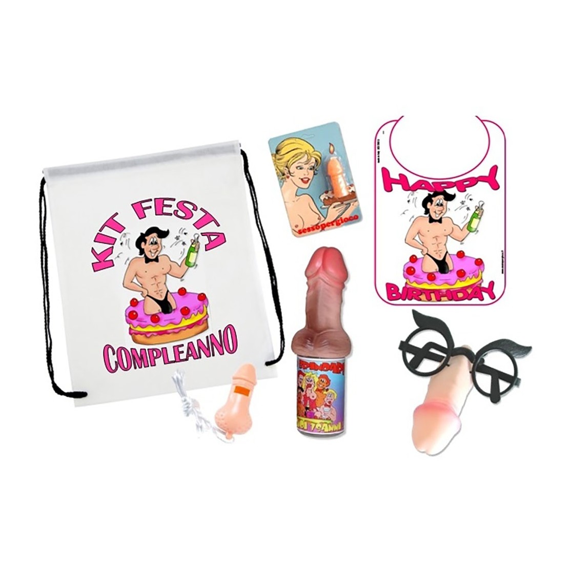 KIT SEXY PER DICIOTTESIMO COMPLEANNO DONNA...