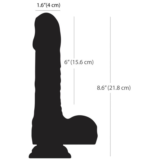 FALLO ULTRA REALISTICO CHE VIBRA RUOTA E SPINGE 22 CM CON TELECOMANDO