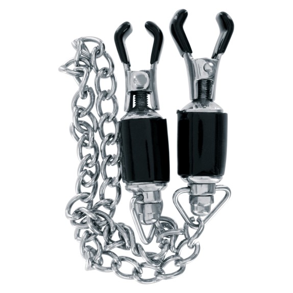 PINZETTE PER CAPEZZOLI SEX TOY NIPPLE CLAMPS STRONG CHAIN