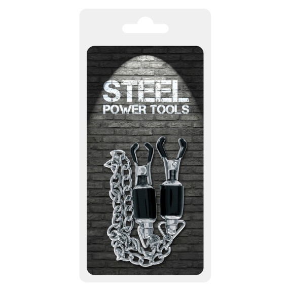 PINZETTE PER CAPEZZOLI SEX TOY NIPPLE CLAMPS STRONG CHAIN