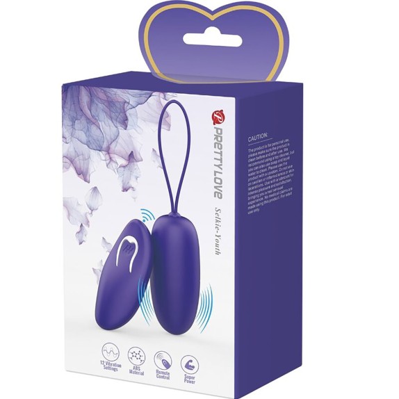 OVETTO VIBRANTE VAGINALE A BATTERIA IN ABS MULTIVIBRAZIONE SELKIE-YOUTH