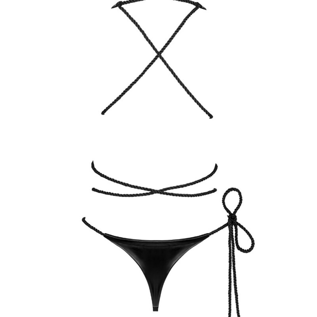 BODY TEDDY EFFETTO BAGNATO SEXY PER DONNA CON...