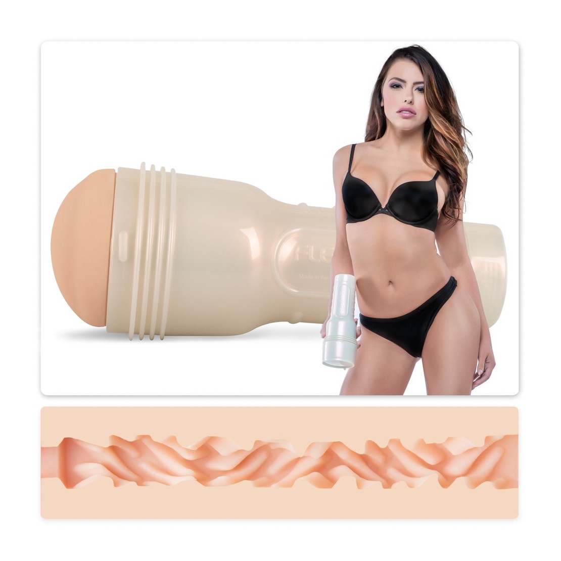 ADRIANA CHECHIK FLESHLIGHT MASTURBATORE VAGINA...