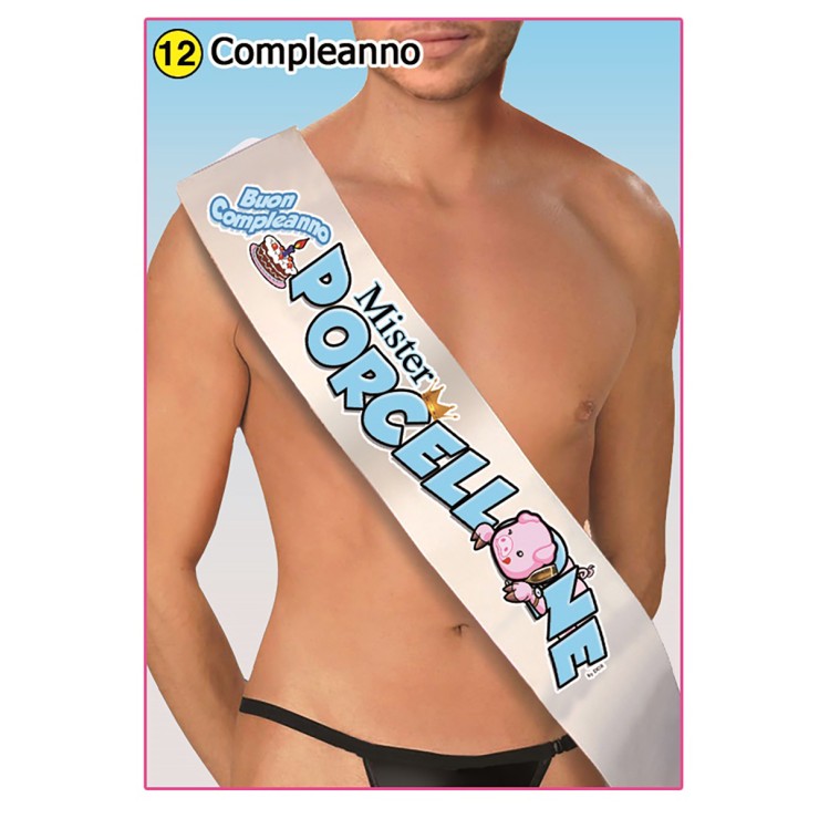FASCIA PER UOMO MISS PORCELLONE