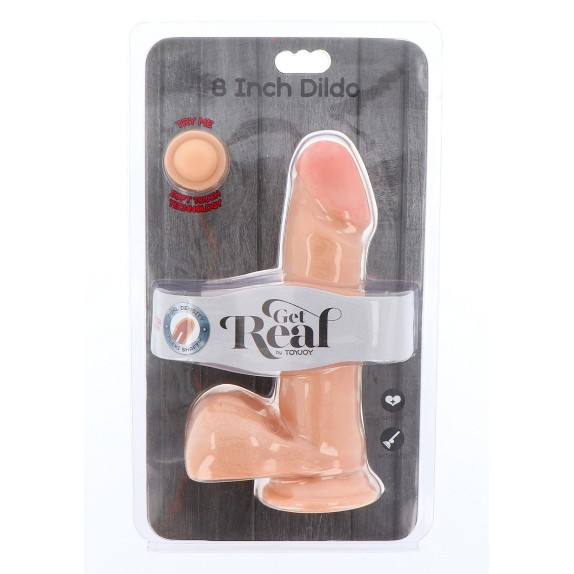 FALLO REALISTICO MORBIDO CON VENTOSA SEX TOY CM. 20