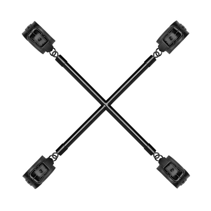 HOGTIE CROSS BAR IN ALLUMINIO CON MOSCHETTONI TONDI PER...