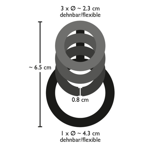 SEX TOY ANELLO DA INDOSSARE NEL PENE COCKRING BAD KITTY