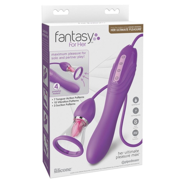 copy of VIBRATORE VAGINALE 3IN1 CON LINGUA E POMPETTA PER... 2