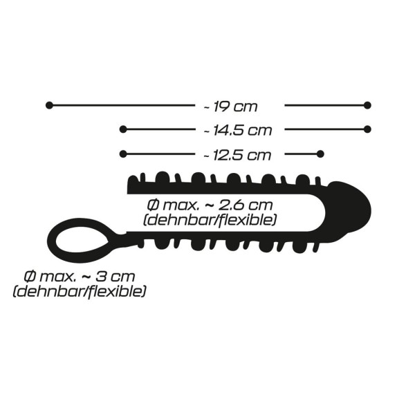 GUAINA DA INSERIRE NEL PENE PER STIMOLA L'INTERNO DELLA VAGINA