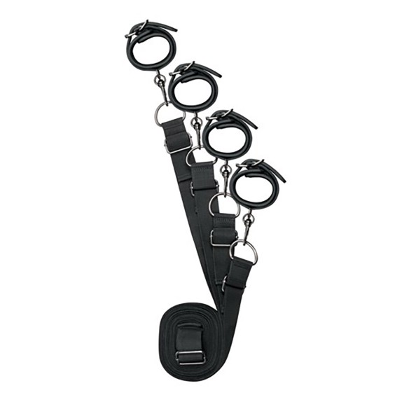 SET COSTRITTIVO DA LETTO CON GINCHIE E MANETTE REGOLABILI