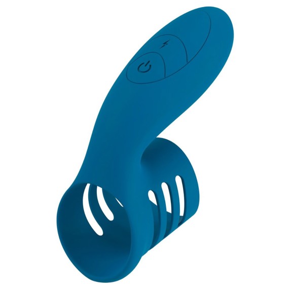 ANELLO PER IL PENE CON VIBRATORE PER STIMOLAZIONE CLITORIDEA E TESTICOLI