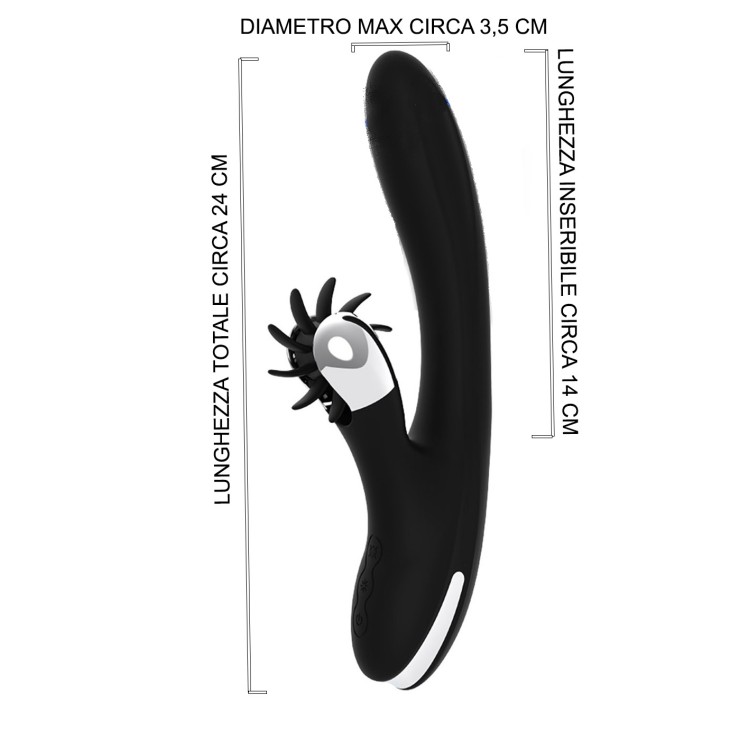 RABBIT STIMOLATORE CLITORIDEO E DEL PUNTO G VIBRANTE E... 2