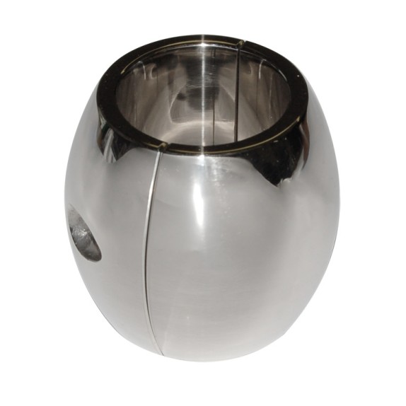 ALLUNGA TESTICOLI IN ACCIAIO SEX TOY DONUT BALL STRETCHER