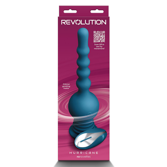 SEX TOY VIBRANTE CON INTENSE VIBRAZIONI UNISEX CON TELECOMANDO REVOLUTION HURRICANE