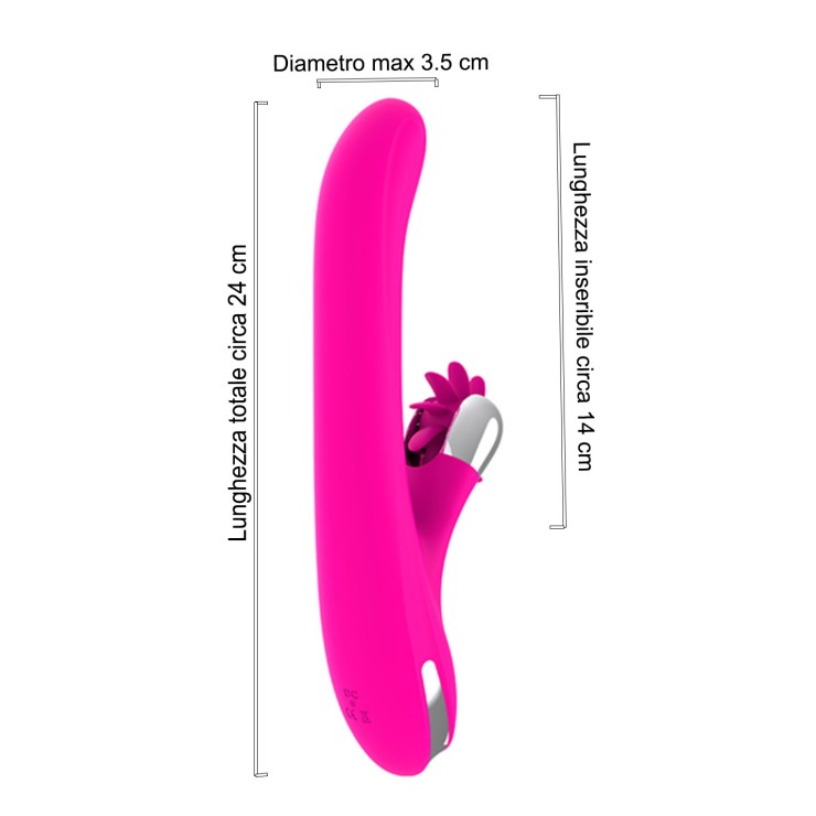 RABBIT VIBRATORE STIMOLATORE CLITORIDEO E DEL PUNTO G... 2