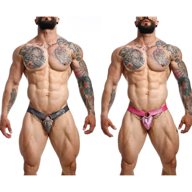 SOSPENSORIO JOCKSTRAP SEXY PER UOMO CON CATENE VARI COLORI