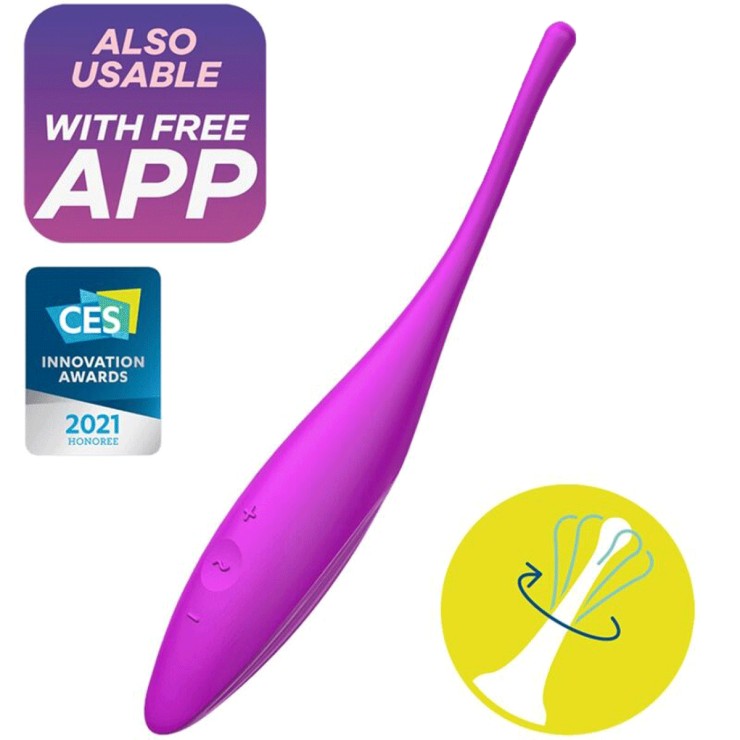 SATISFYER TWIRLING JOY STIMOLATORE CLITORIDEO SEX TOY...