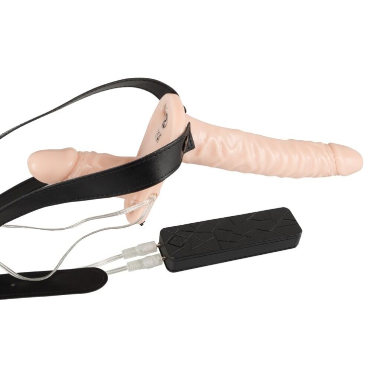 STRAP-ON DUO PROTESI VIBRANTE DOPPIA 2