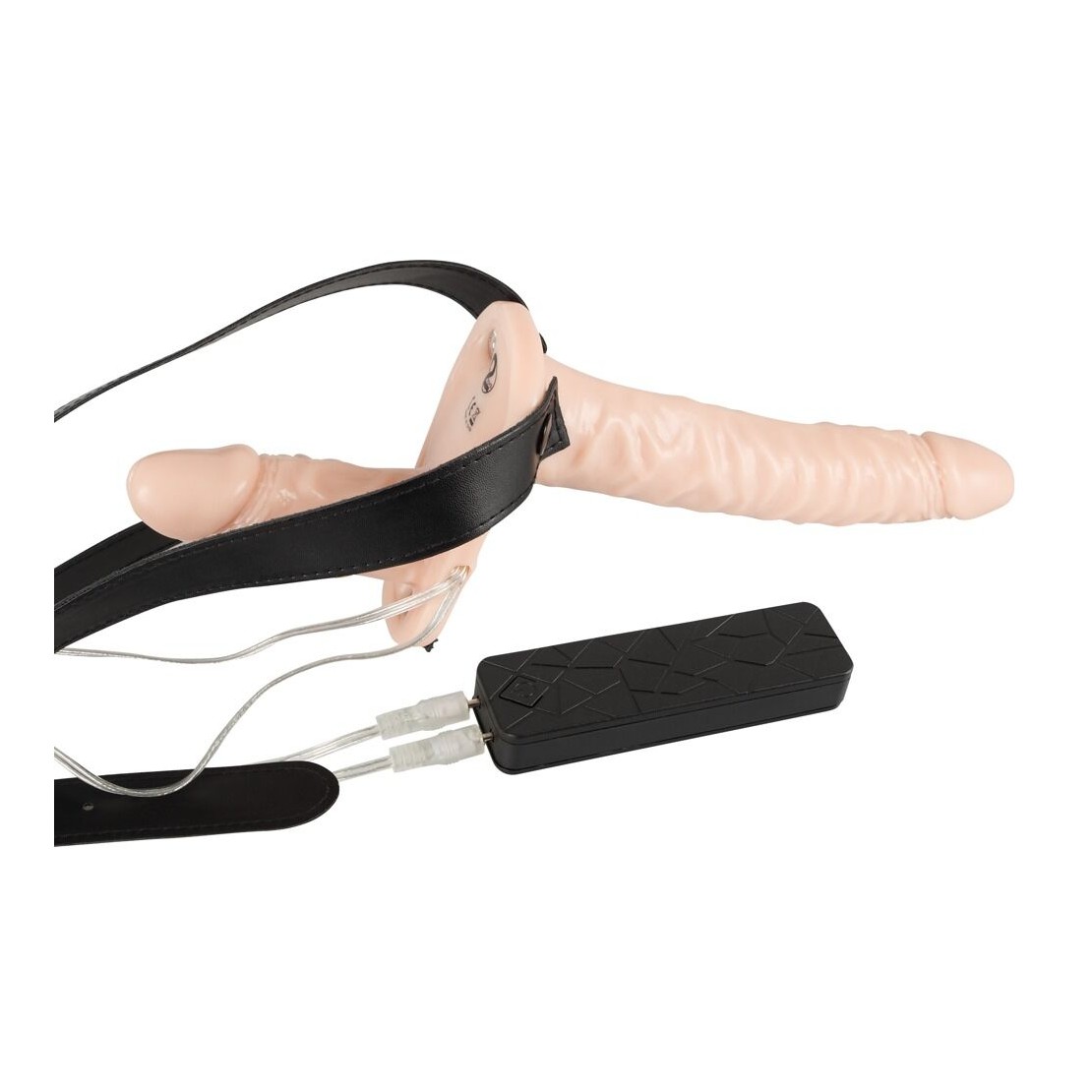 STRAP-ON VIBRANTE PER DONNA SEX TOY DOPPIO DILDO