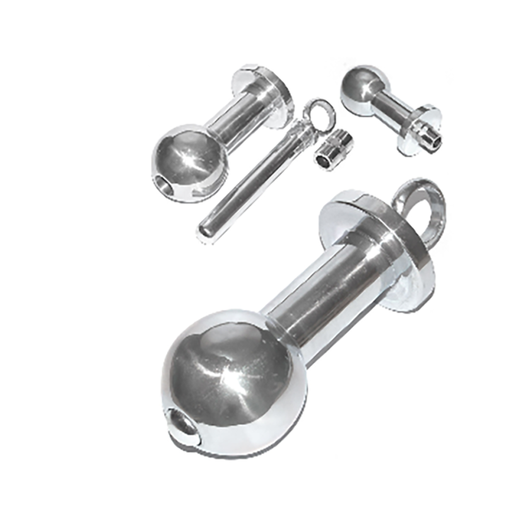 PLUG DILATATORE ANALE IN ACCIAIO GRANDE DIMENSIONE HOLLOW...